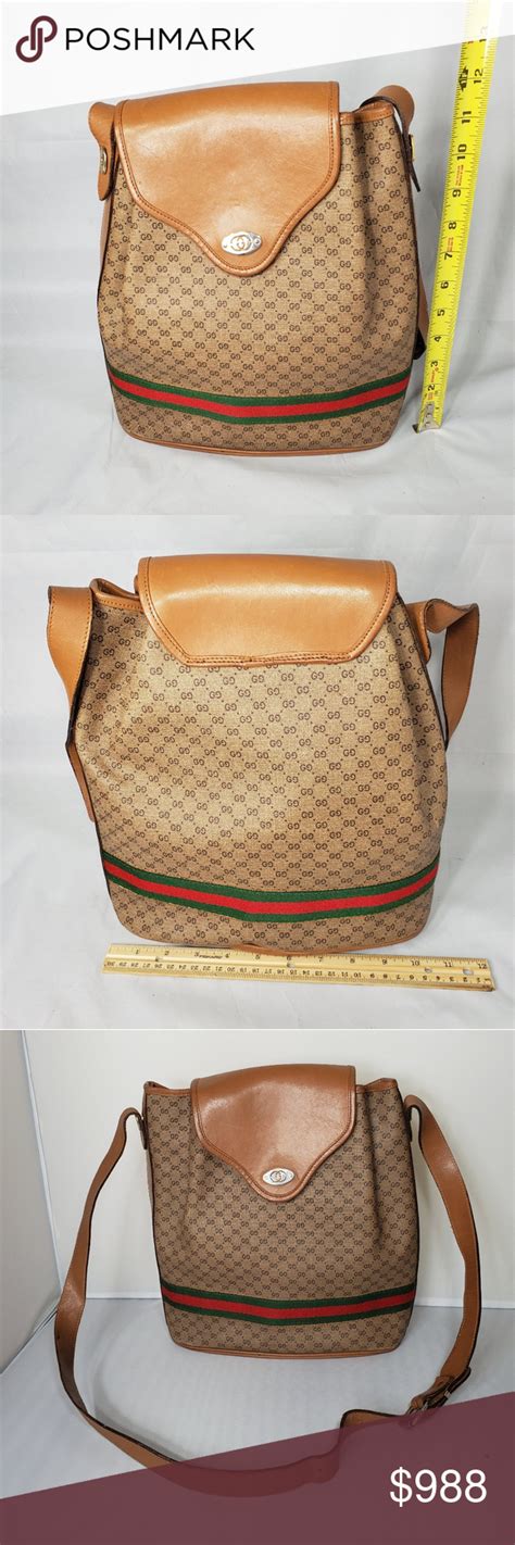 authentic gucci pattern bag|vintage Gucci bag authentication.